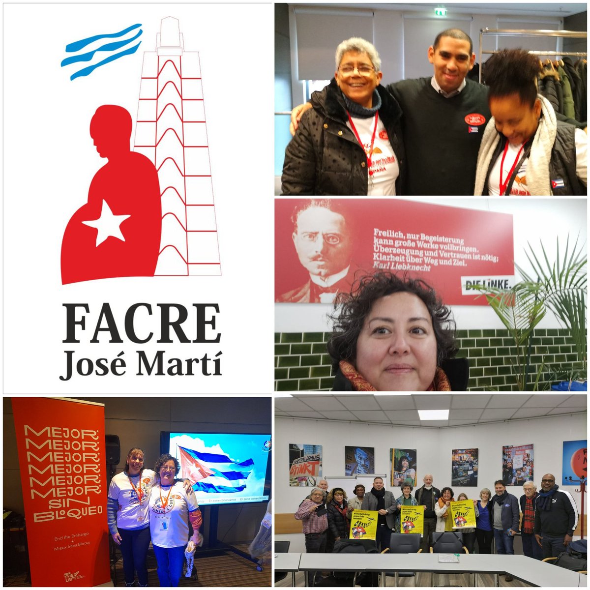 La FACRE presente en el #ECREBerlin2022, reafirmando la defensa de nuestra #CubaPorLaPaz y uniendo fuerzas junto a otras Asociaciones y cuban@s que no renuncian a su identidad con las enseñanzas y principios de la Patria
<a href="/NacionyEmig/">Nación y Emigración</a> 
<a href="/CubaJuntos/">Juntos X Cuba</a> 
<a href="/embaCubaEspana/">EmbaCubaEspaña</a>