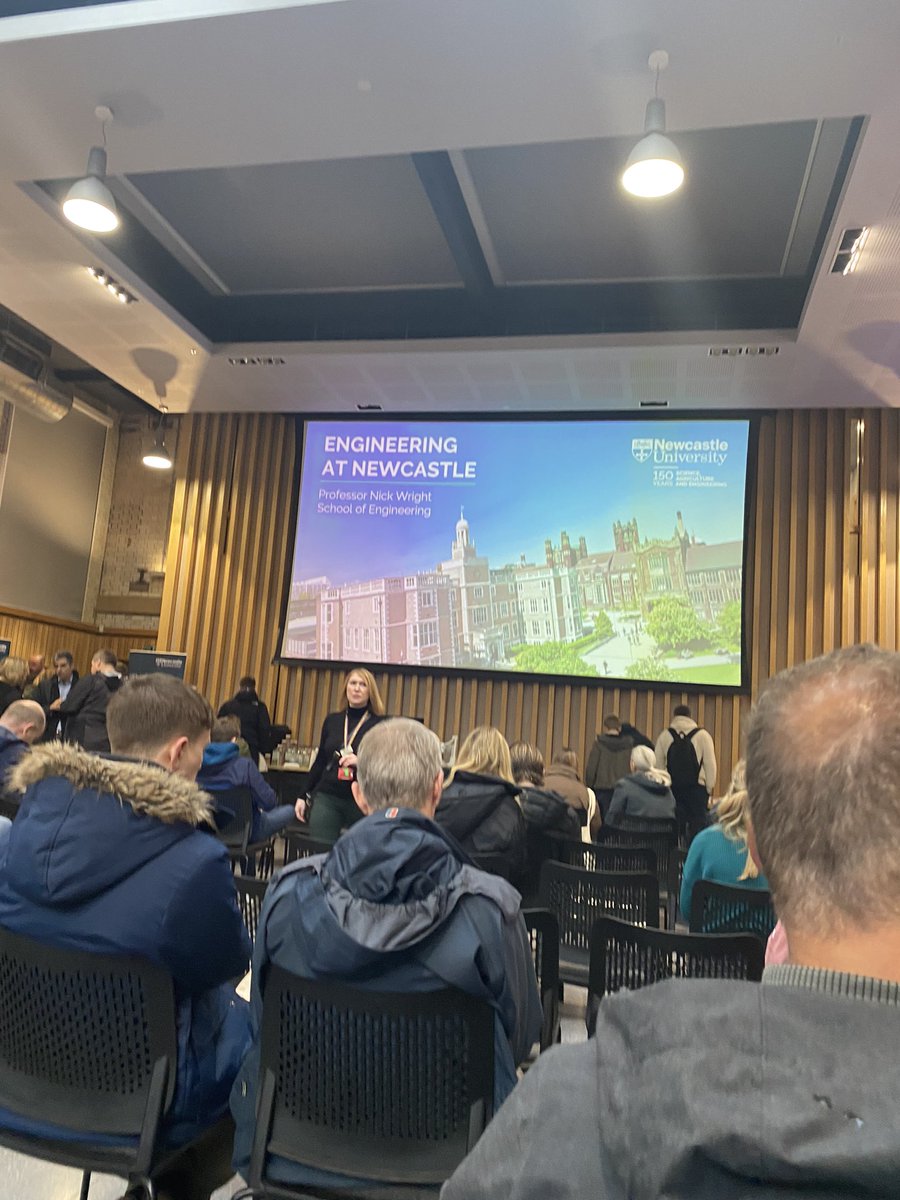 KeithH1975's tweet photo. Sat in a @HLParchitecture building listening to an intro to @UniofNewcastle engineering with my eldest son, where have the years gone .. https://t.co/mhDA787amD