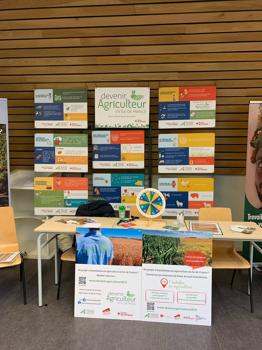 AgriculteursIDF's tweet photo. 👉retour sur la première étape de  #TerreMavie, 1er forum dédié à l’Agriculture et aux métiers du vivant en Ile de France du 18 et 29 novembre prochain. Animations, formations, partenaires. 👉On te dira tous sur l’Agriculture! https://t.co/z8ypjHlHPl👩‍🌾☀️🌾 https://t.co/pSydZd3p7j