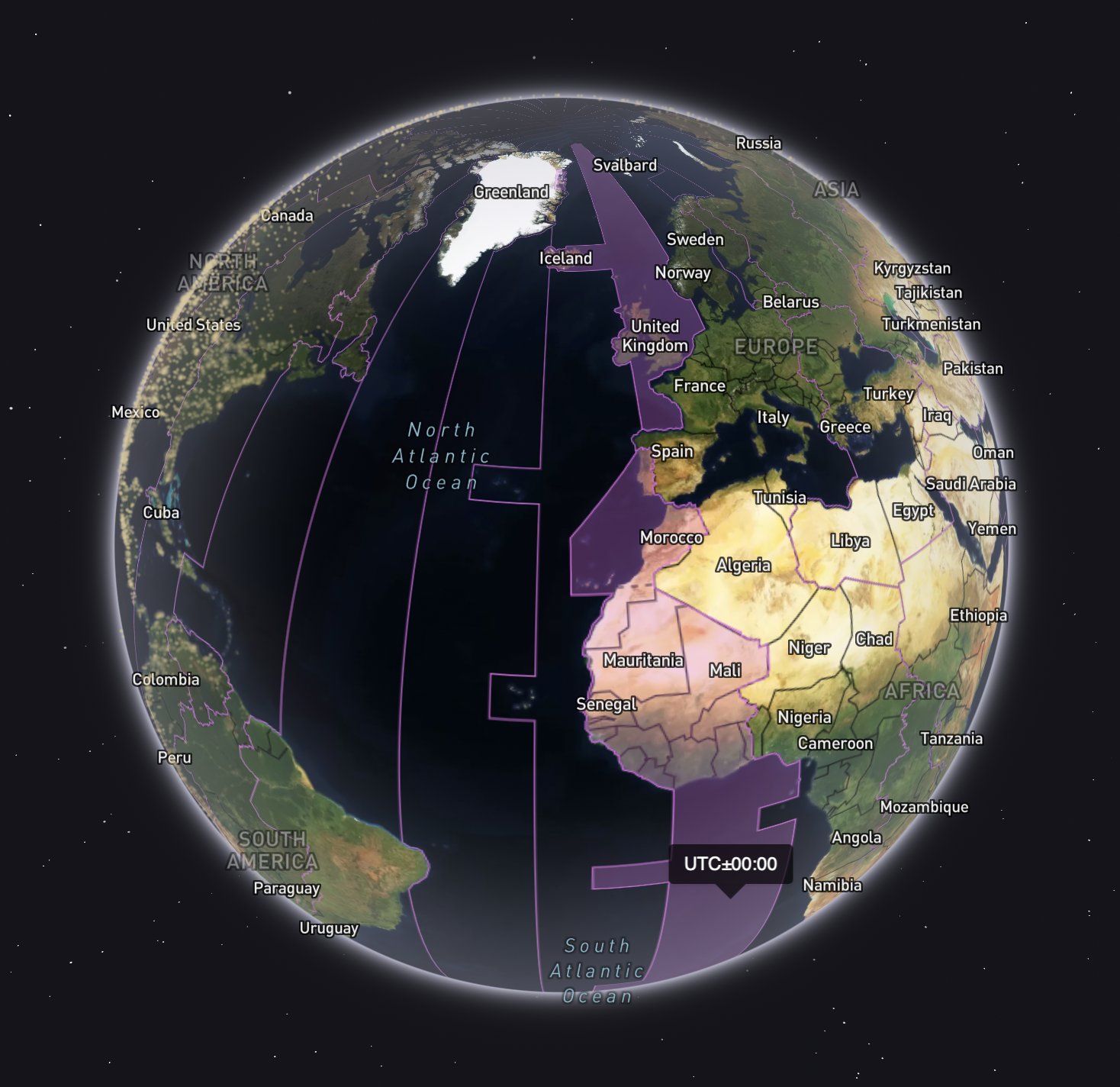Best Interactive Time Zone Map