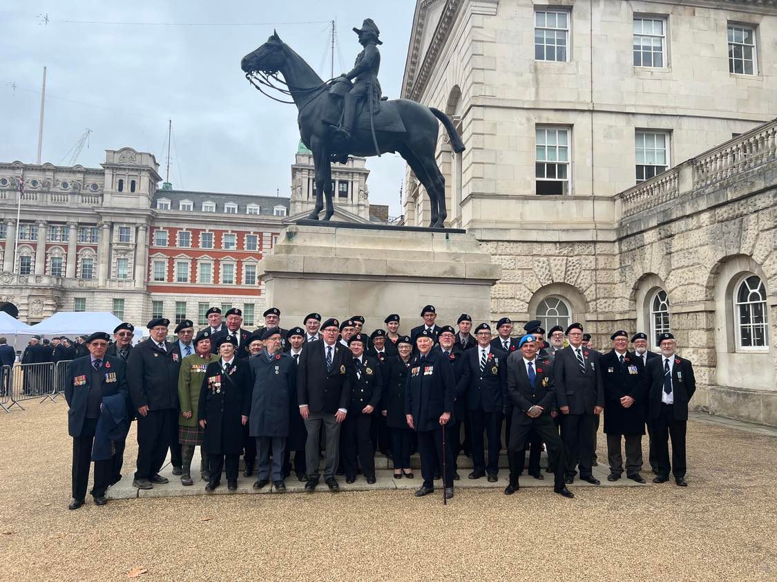 Remembrance Service at the Cenotaph London Sunday 13th Nov........great turnout of Members once again, well done ALL............photo Wendy Harvey