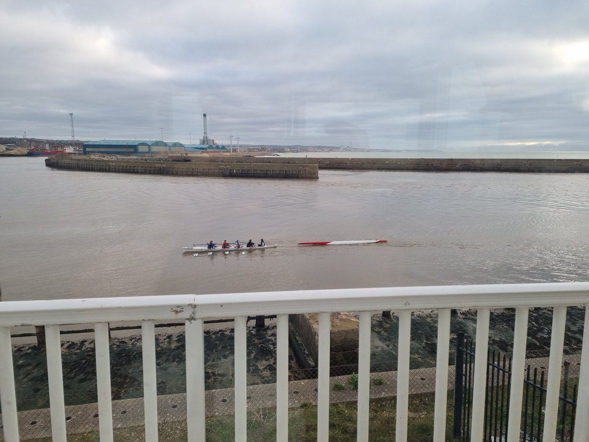 By the time the lifeboat reached the  boat, they were clear out of the harbour. The 2 persons in the water were then taken by the inshore lifeboat back to the RNLI station to warm up. The up-turned boat was towed back to Kingston beach by a coxed four from the rowing club. 3/3