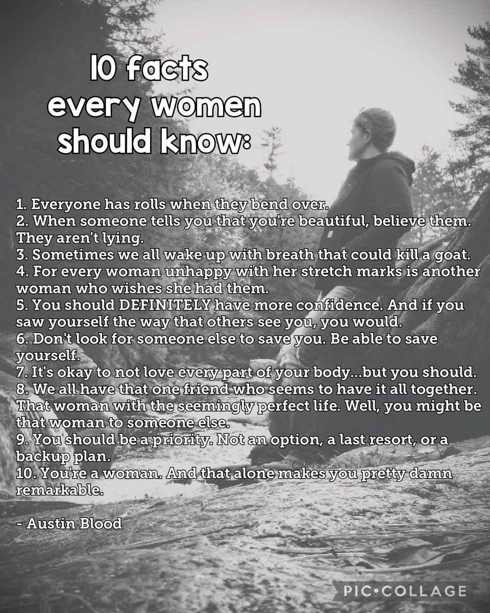 Social4Sarah's tweet photo. 10 Facts Every Women Should Know:

#BeYourself #BeYou #GirlPower #ReadItAgain #LouderForThoseInTheBack #BelieveInYourself 
✨️https://t.co/F273kq6ZJd✨️ https://t.co/atn7UE5rqz