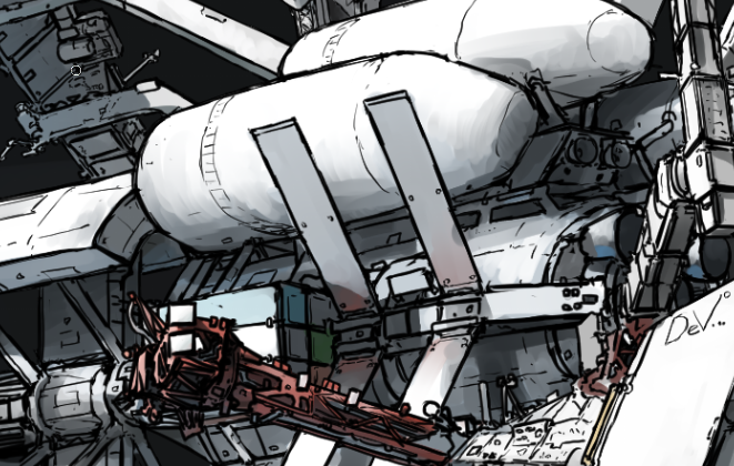 進捗あります5か月近く前の線画なんてどこがどういう機能のパーツかを思い出すだけできついぞ  