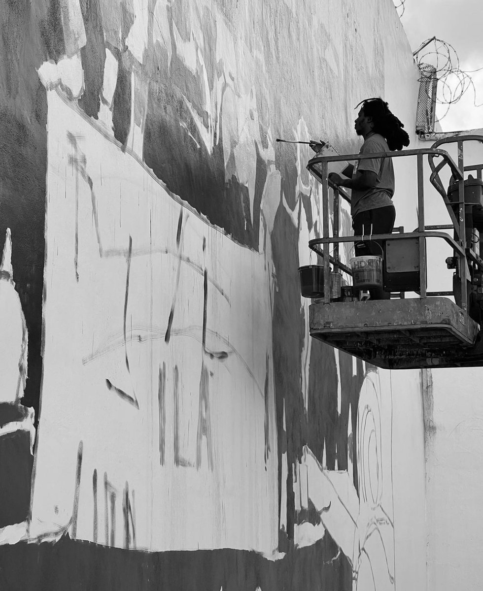 Here is a sneak peek of Overtown’s newest mural 👀