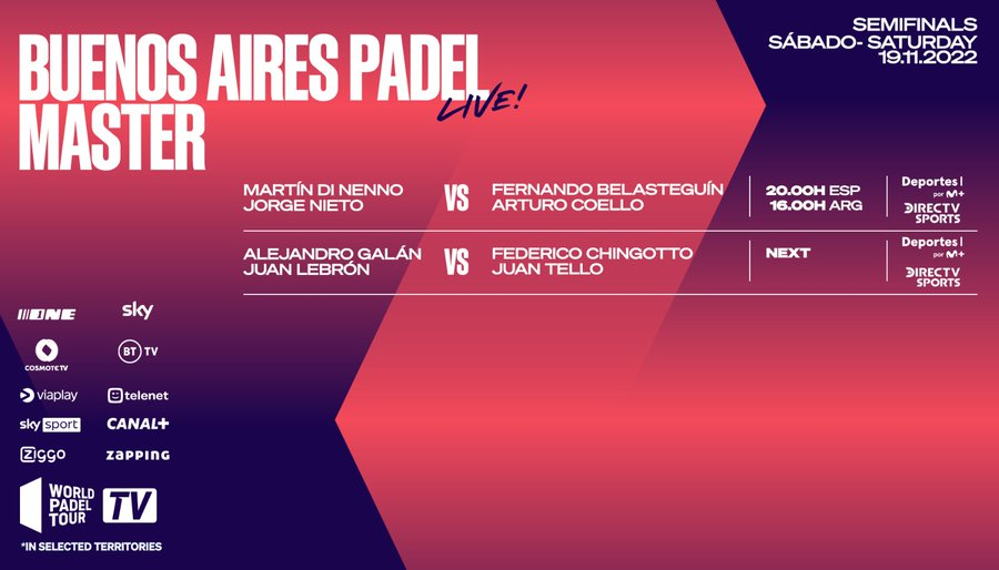 handleproyect's tweet photo. DIME UNAS SEMIFINALES MEJORES QUE ESTAS...

EXACTO NO PUEDEN SER MEJORES!!!
#WPTBsAsMaster 
@WorldPadelTour 

@alegalan96 y @juanlebronc - @ChingottoFede y @JuuanTello 
@Cokinietoo y @mdinenno - @FBelasteguin y @Arturocoello__ 

LO QUE VAMOS A VIVIR HOY NO SE OLVIDARÁ NUNCA!!🇦🇷🇦🇷 https://t.co/jo1ehhifXn