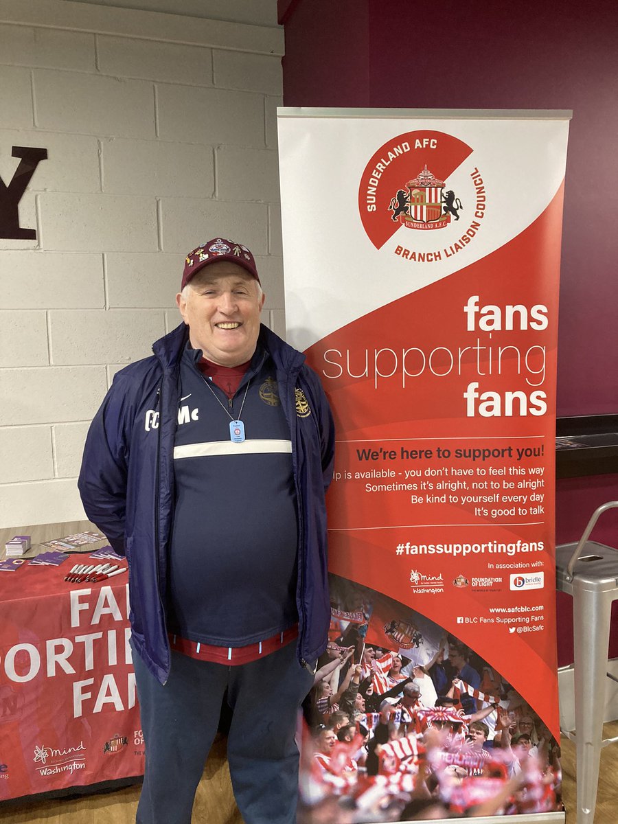 BlcSafc's tweet photo. Being looked after from the off by George the kit man here at @SouthShieldsFC 👏👏 If you’re at the game today please come and say hi #fanssupportingfans https://t.co/6iOR5PrlKg
