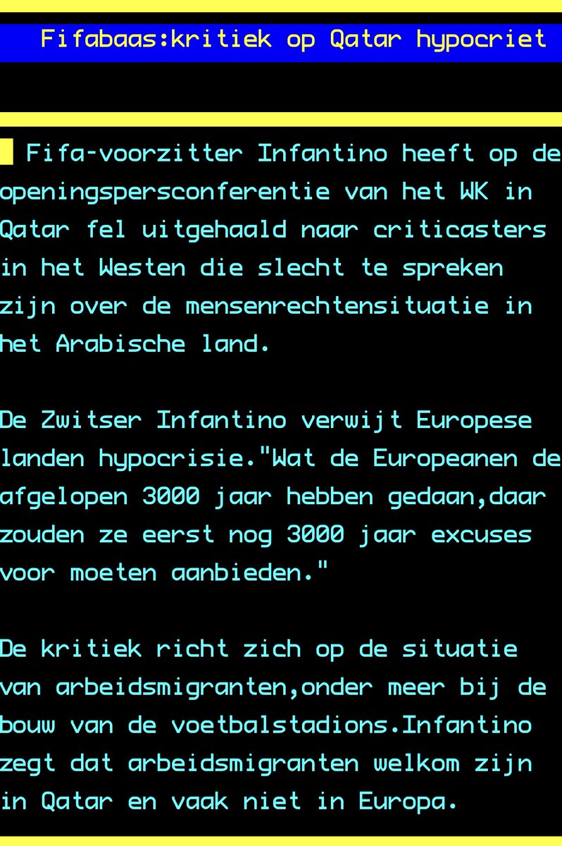 Infantilo has spoken 🤣 #fifa #evenworseasblatter