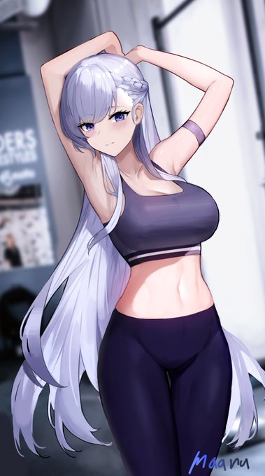 萌姫連合 イラストリアス ベルファスト スリーブ アズールレーン】描き起こし全身タペストリー。8月15日（金