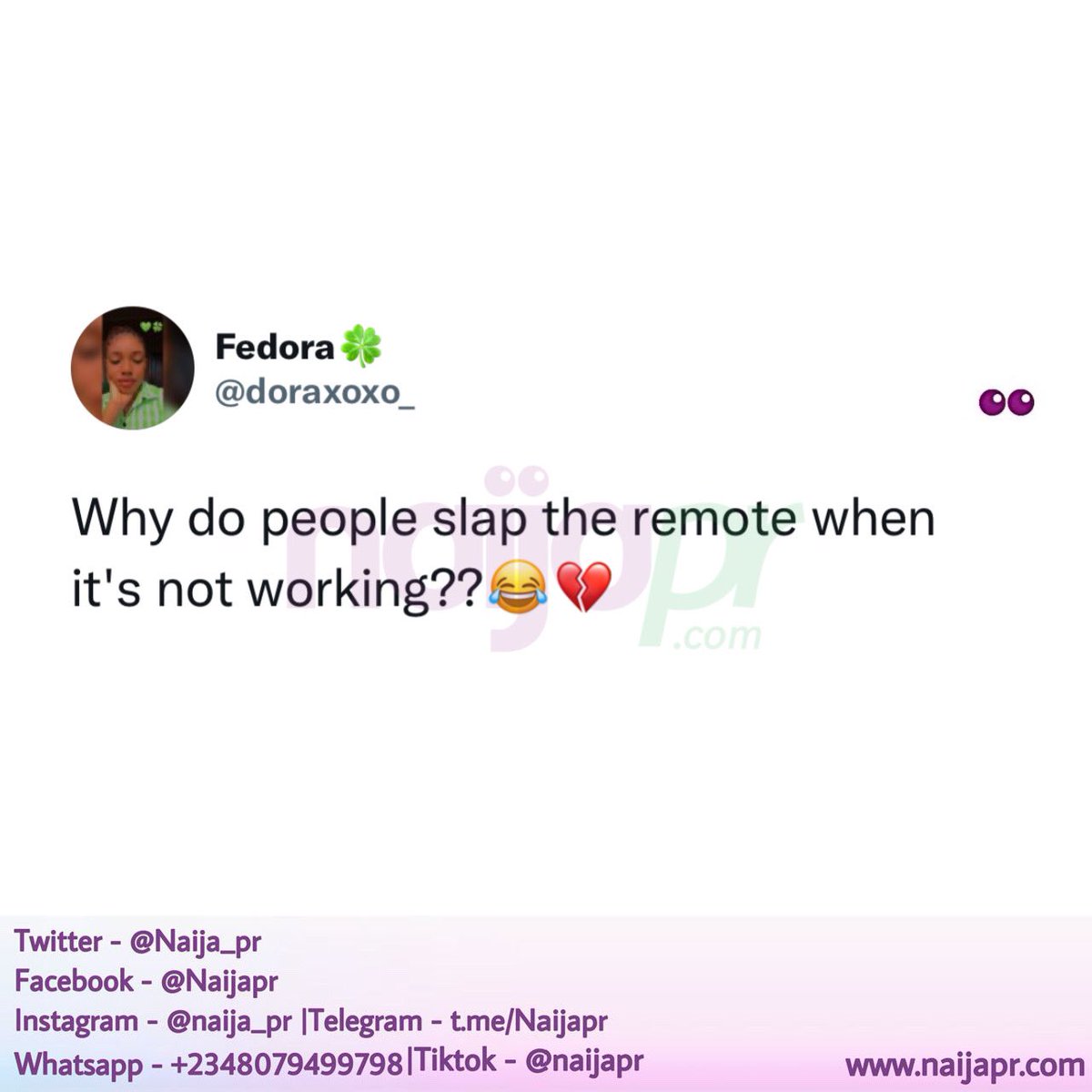 Naija_PR's tweet photo. What’s the reason? https://t.co/k0no2Ni3rk
