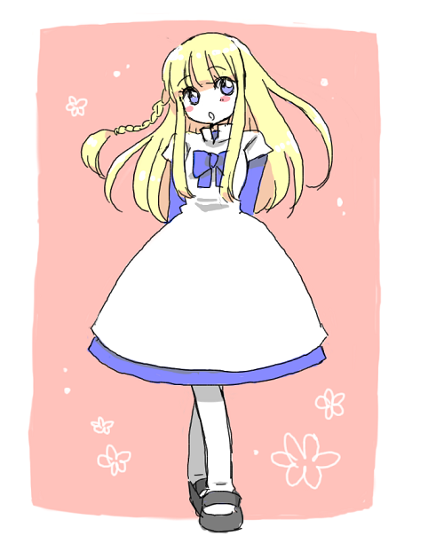 「ティチエルのサイドおさげは片方のみ派(左右のこだわりはなし) 」|すうのイラスト