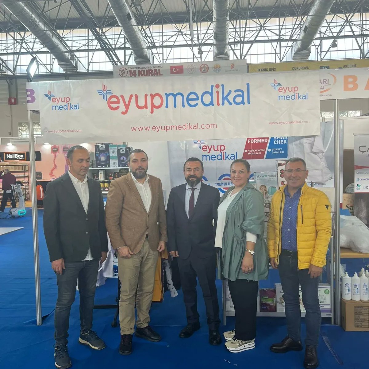 4. Adana Estetik, kozmetik, Güzellik fuarında stant açan meslektaşlarımızı ziyaret ettik. #fuar <a href="/CCumed/">ÇUKUROVA MEDİKALCİLER DERNEĞİ ( CUMED )</a>