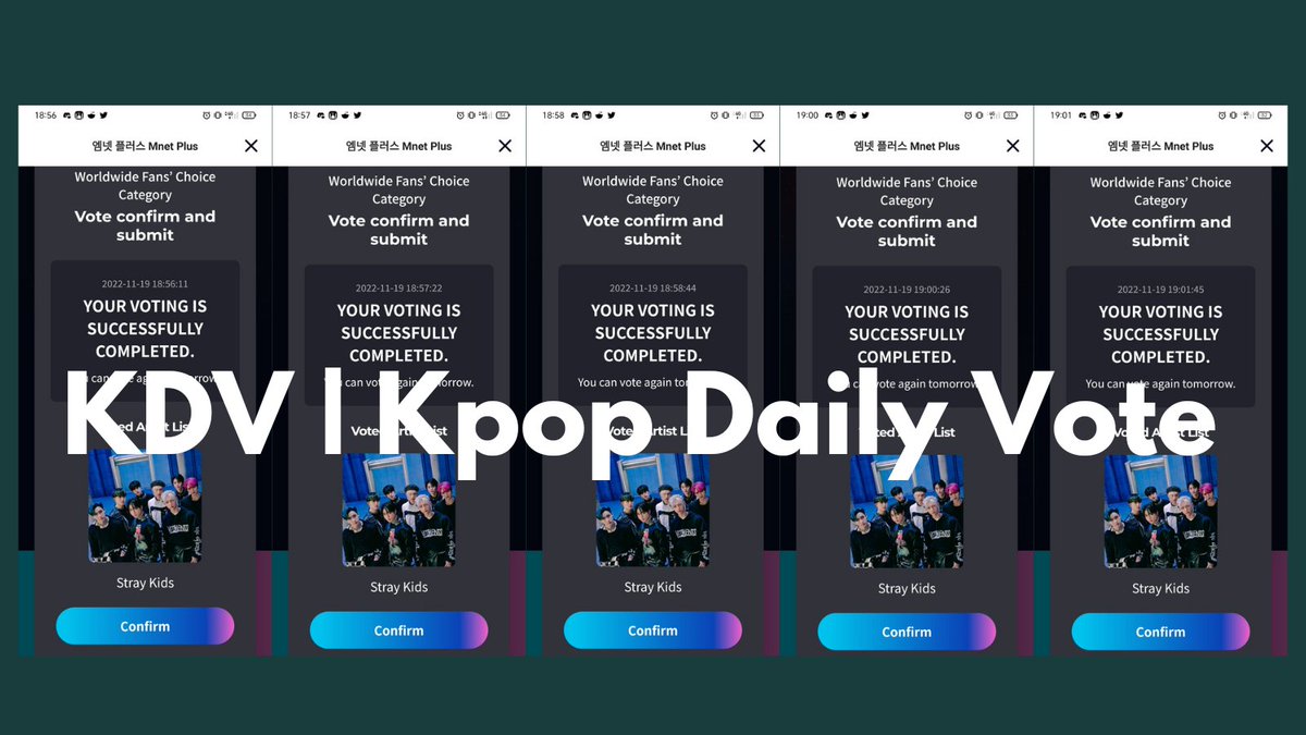 om_benu's tweet photo. Congratulations #StrayKids for winning both poll and most proof 🎉🎉

🎫 20 MAMA votes have been casted

Ps. 500 #MAMAVOTE per day are still available. Starting from $1/IDR 15K = 30 votes. DM to reserve/buy.

#KDVproof https://t.co/mQQmNMxTD6