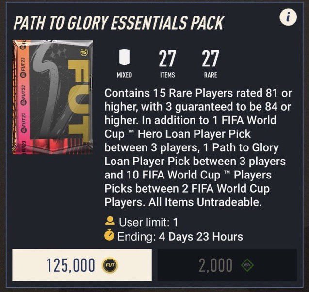 Who needs to open this pack? 😎👀 #FIFA23 

Simply like, retweet and follow ✅