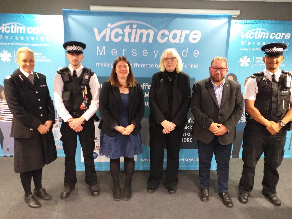 Great to join <a href="/MerseysidePCC/">Merseyside's Police Commissioner Emily Spurrell</a> &amp; others at the launch of the Victim Care Merseyside Hub. The service offers locally trained staff, providing free confidential advice for victims of crime on Merseyside to help them recover in the aftermath of crime. 

Visit:
victimcaremerseyside.com