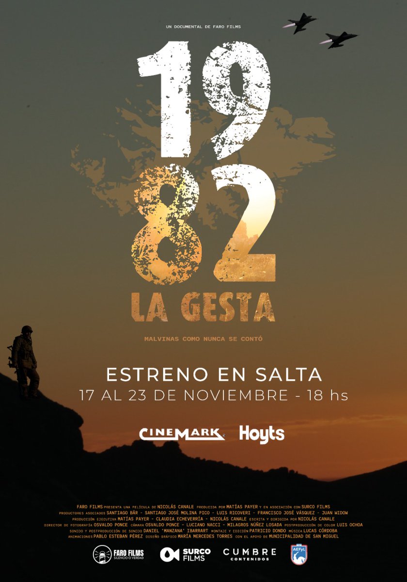 Gracias <a href="/NicoFilmmaker/">Nico Canale</a> por regalarnos tanta belleza. Es una película conmovedora, realista, despojada. Uno siente pena, vergüenza por el olvido, pero también, orgullo, admiración, compasión, comprensión, paz. Una película necesaria, sanadora. ¡Gcs x reconocer a nuestros héroes!