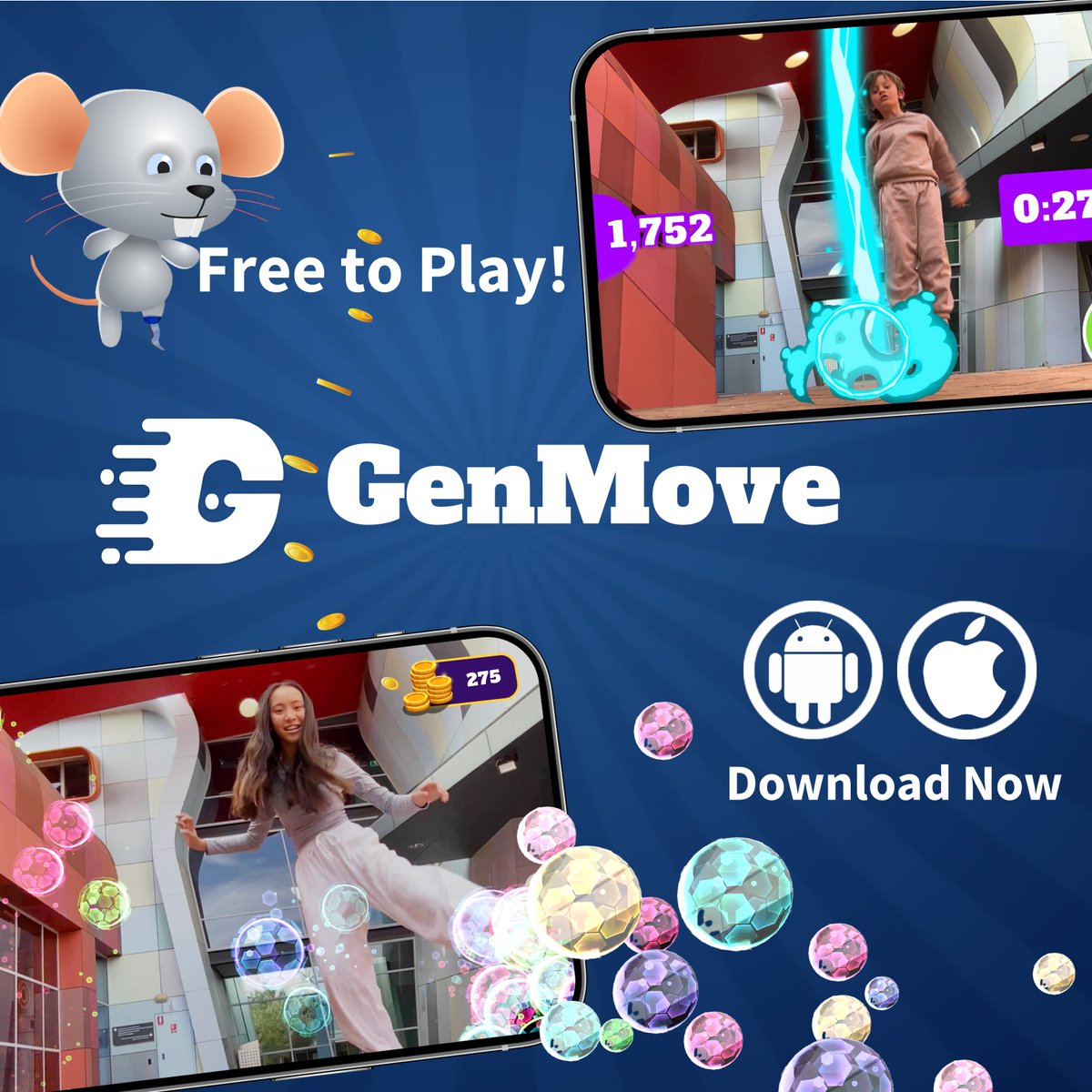 Download the GenMove app for FREE now onelink.to/genmoveofficial
#genmove #bringthemoves #gamifiedexercise