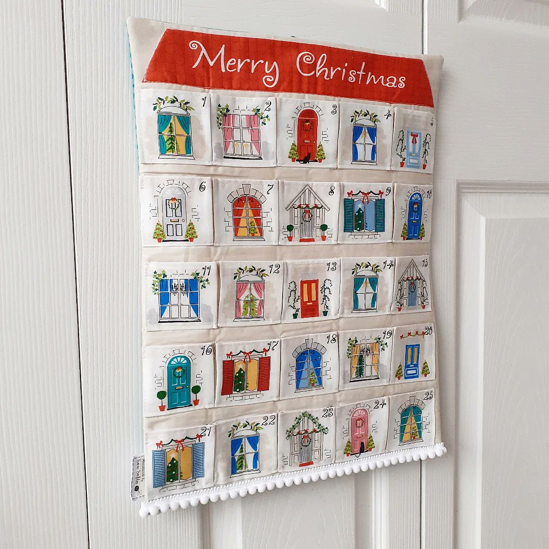 The sweetest lil advent calendar I've ever sewn has just snuck into my Shop! Only one available. sewsofia.co.uk/listing/135050… #AdventCalendar #crafturday #handmadechristmas