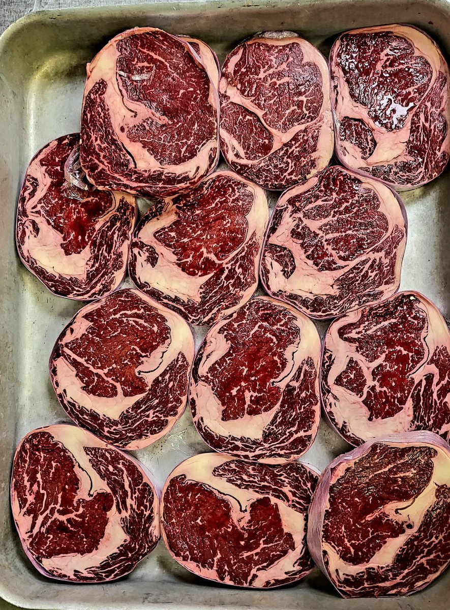 Pedigree Aberdeen Angus rib eye from <a href="/HighlandWagyu/">Mr Highland Wagyu</a> on today’s specials at #KorabyTk