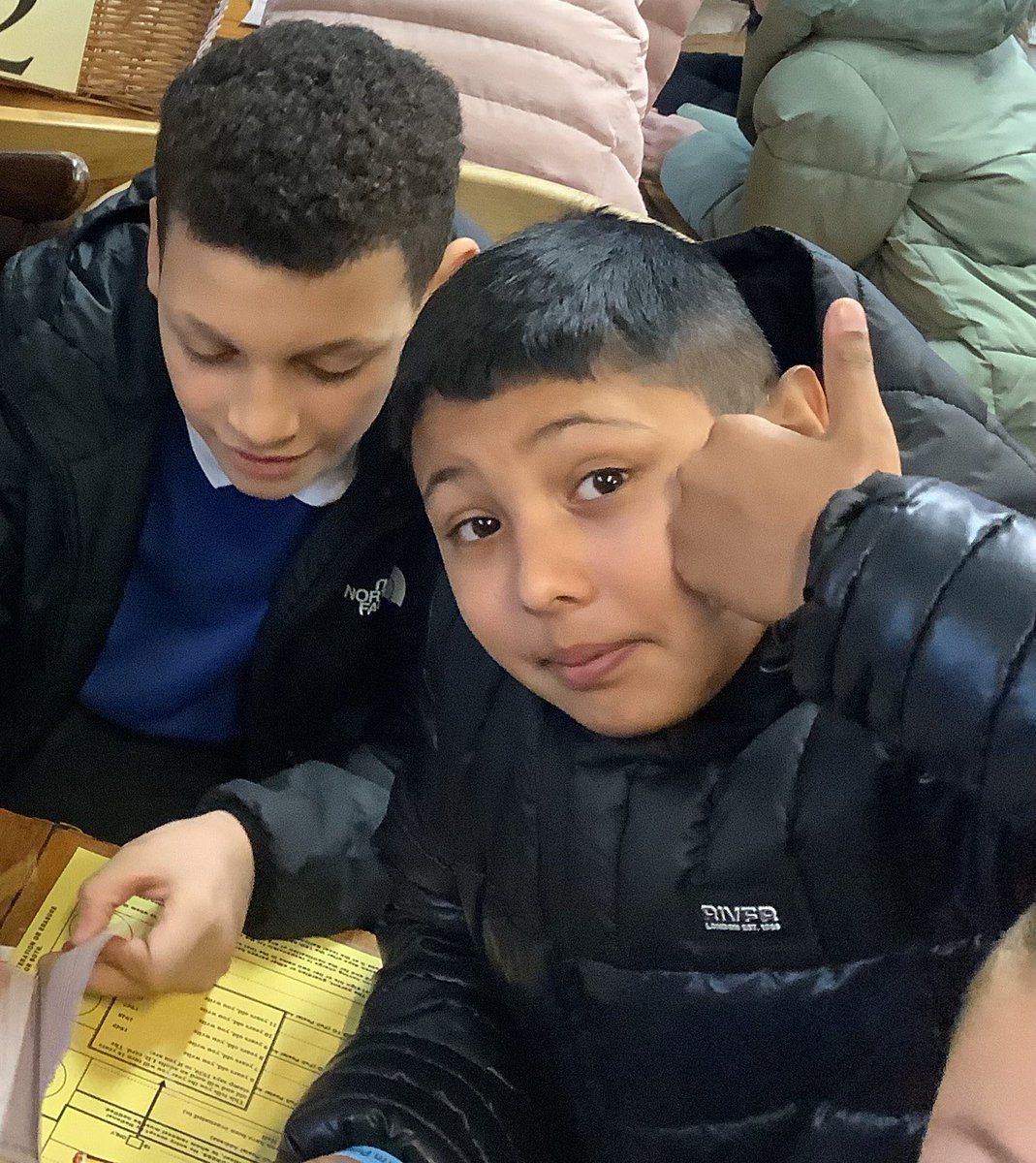 gfprimarycov's tweet photo. Sausage and sultana casserole anyone? Y6 had a thought-provoking time at Beaumanor Hall recreating the WW2 evacuee experience including rationing and an air raid. We had a go at decoding messages just like at Bletchley too #gfy6 #gfhistory #womencodebreakers https://t.co/qreSbgrXmd