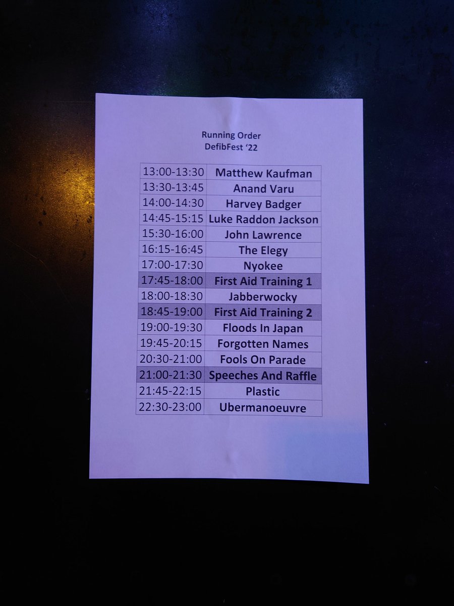 AliciaInstone's tweet image. Very excited to be attending #defibfest2022 today @DefibFest at @gigis_hoxton raising money and awareness for defibrillators, organised by the amazing Iain Russell of @russelliplaw in memory of his dad