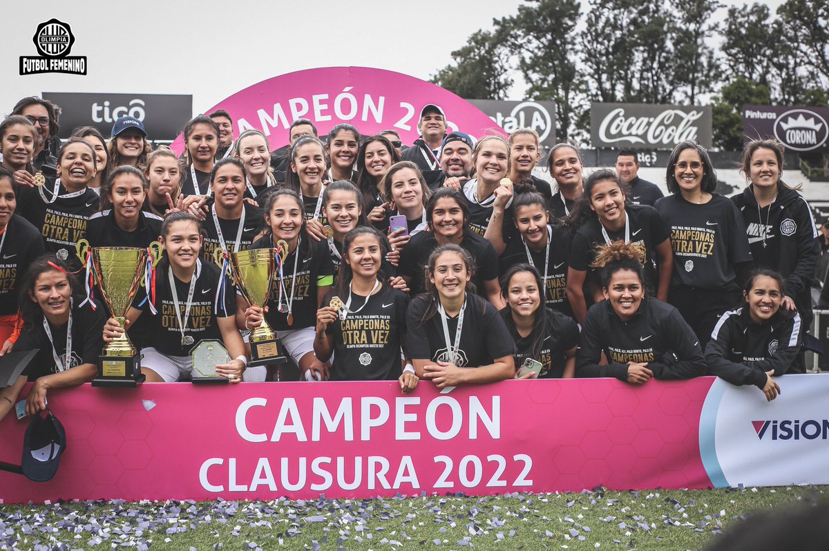 alvaroapontec's tweet photo. Olimpia 2022:

🏆Campeón Torneo Clausura en Primera División

🏆Campeón absoluto en fútbol femenino 

🏆Campeón de la Reserva en el Clausura https://t.co/aI9DK8AwIO