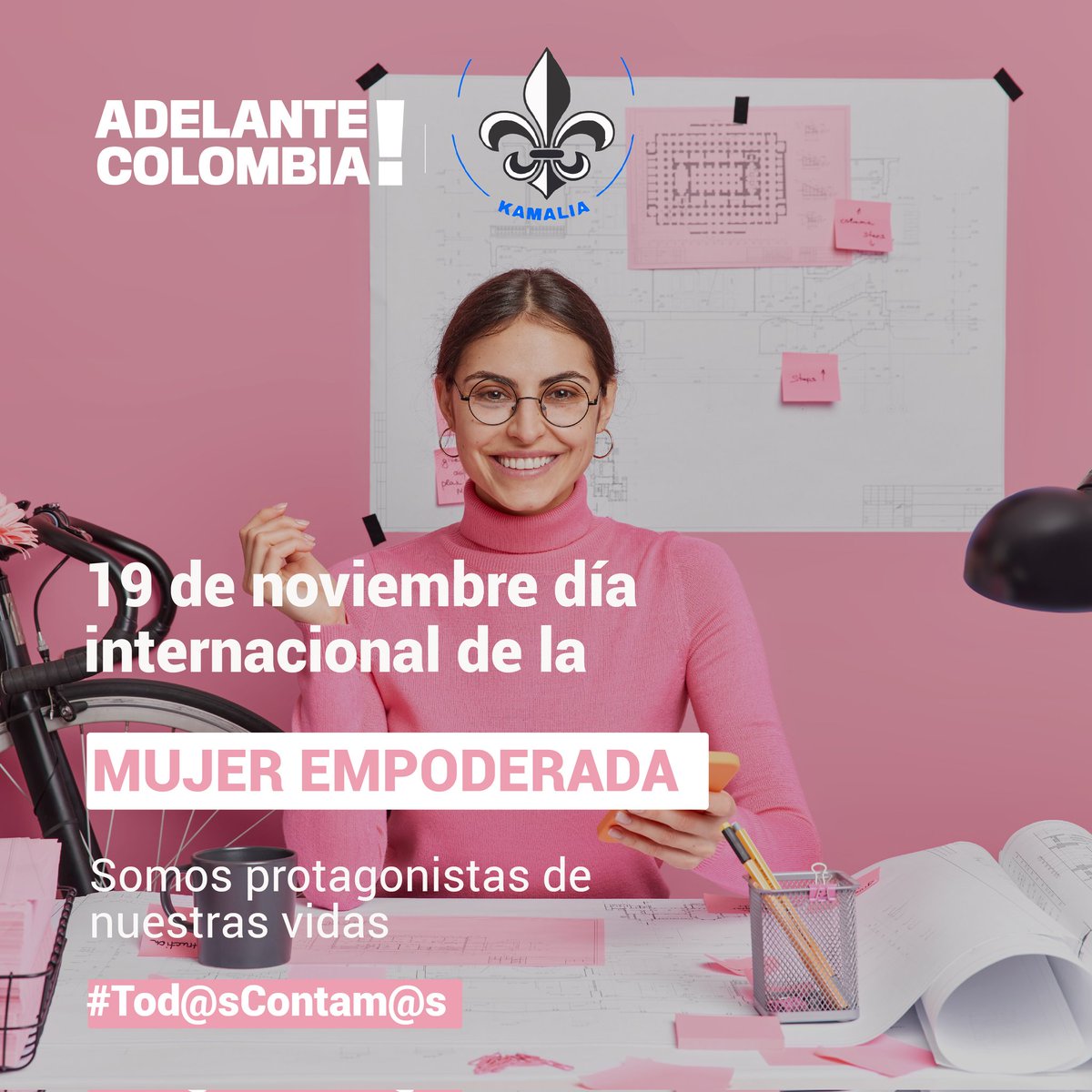 Adelante_Col's tweet photo. 👩‍🚀 mujeres emprendedoras, feliz día 🤗 porque entendemos que los sacrificios de llevar un emprendimiento no es nada fácil. 

Por esta razón junto a @kamalia_fundacion estaremos realizando un concurso que beneficiará cada uno de sus #emprendimientos https://t.co/DmtwrEJihL