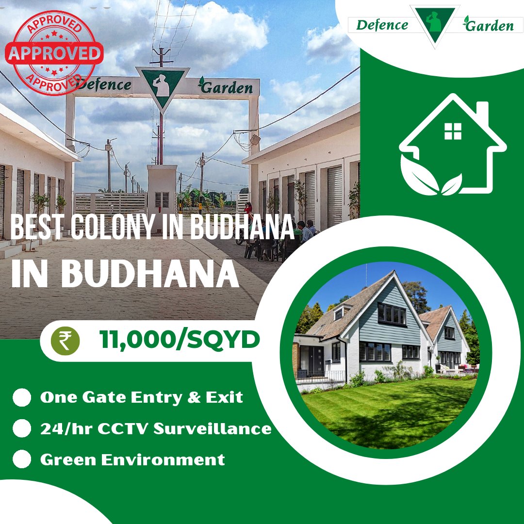 Defence_Garden's tweet photo. स्वागत है आपका Defencegarden की नई कॉलोनी  Bhudhana मैं ✨🥳🏡

Bhudhana मैं पहली बार सभी सुविधांओ से युक्त कॉलोनी लेकर आए है। 🏬🎊💐

Invest your Money in the most affordable and trust worthy Colony #defencegarden 👨‍👩‍👧‍👦💰🌈

"To all that come to this happy place, welcome.” 😍🌟 https://t.co/VE2Tqj0Ig2