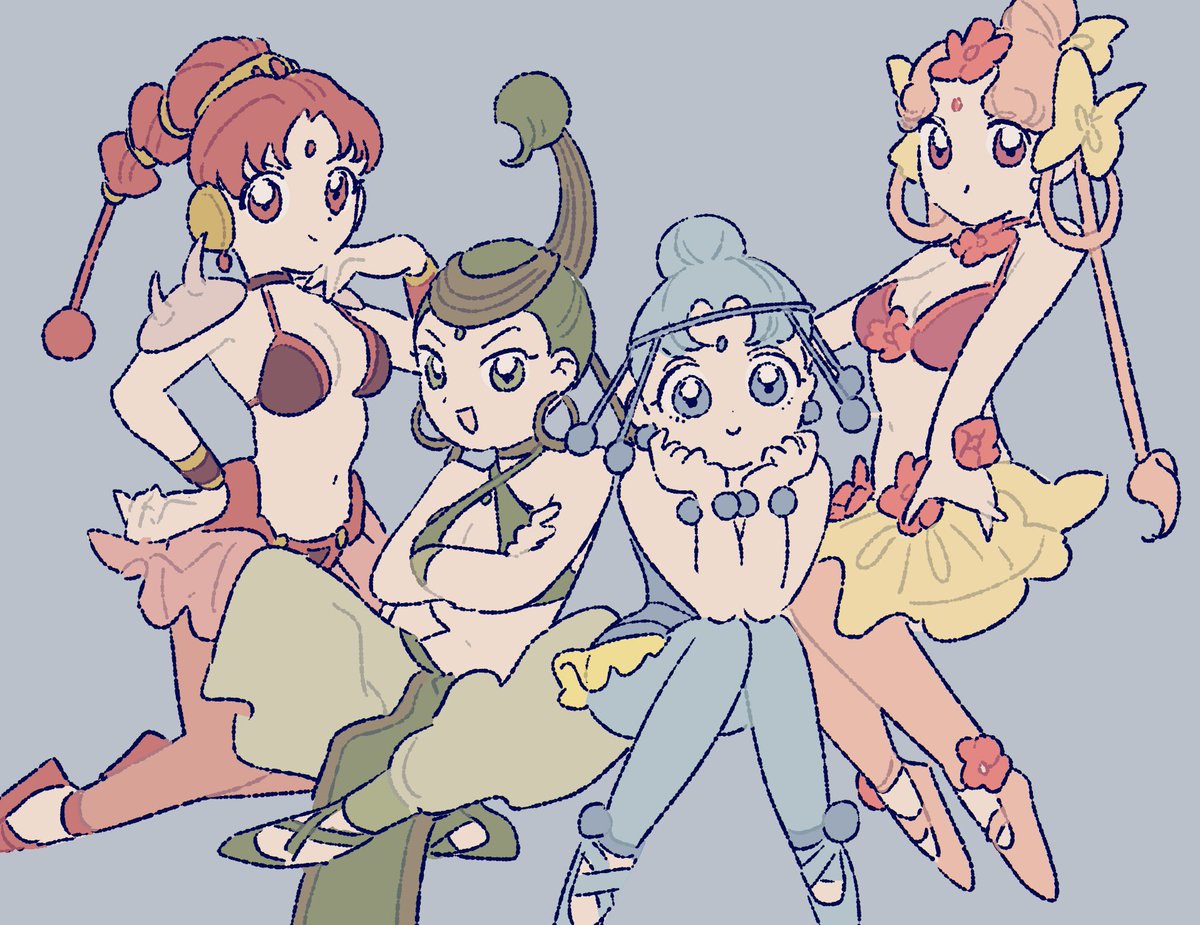 「セーラームーン展行ってきた〜この子たちが好きだったの思い出した 」|はしゃのイラスト