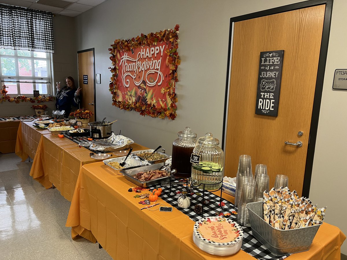We’re so blessed with the best A-Team at Finch! Everything was delicious!!😋 #finchfalcons #mymisd