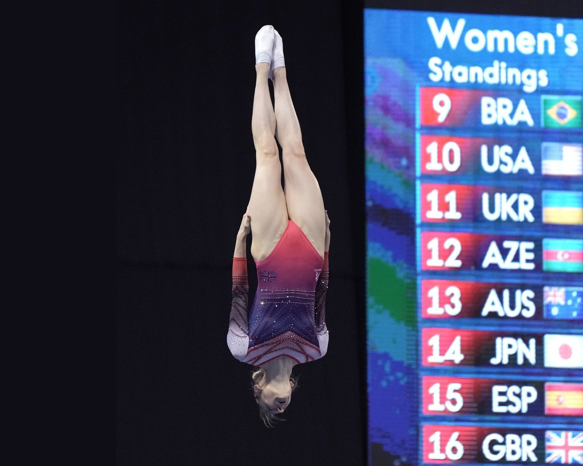 British Gymnastics (@britgymnastics) on Twitter photo Watch #TRAWorlds2022 finals live on BBC iPlayer & BBC Sport website 👉 bbc.in/3GrhFMY
GBR finals 🇬🇧
13:00 Trampoline synchro women final
14:20 Trampoline individual women final
14:50 Trampoline individual men final
15:40 Team all-around final
📸<a href="/SimoneFerraroPh/">Simone Ferraro</a> Watch #TRAWorlds2022 finals live on BBC iPlayer & BBC Sport website 👉 bbc.in/3GrhFMY
GBR finals 🇬🇧
13:00 Trampoline synchro women final
14:20 Trampoline individual women final
14:50 Trampoline individual men final
15:40 Team all-around final
📸<a href="/SimoneFerraroPh/">Simone Ferraro</a>