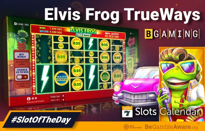 Enjoy the rock’n roll music, share a laugh with the Elvis Frog TrueWays from BGaming. and the winning will keep coming! 

If you don’t want to stop the party, claim 50 Free Spins No Deposit Sign Up Bonus from IZZI Casino and keep on gambling for free!
