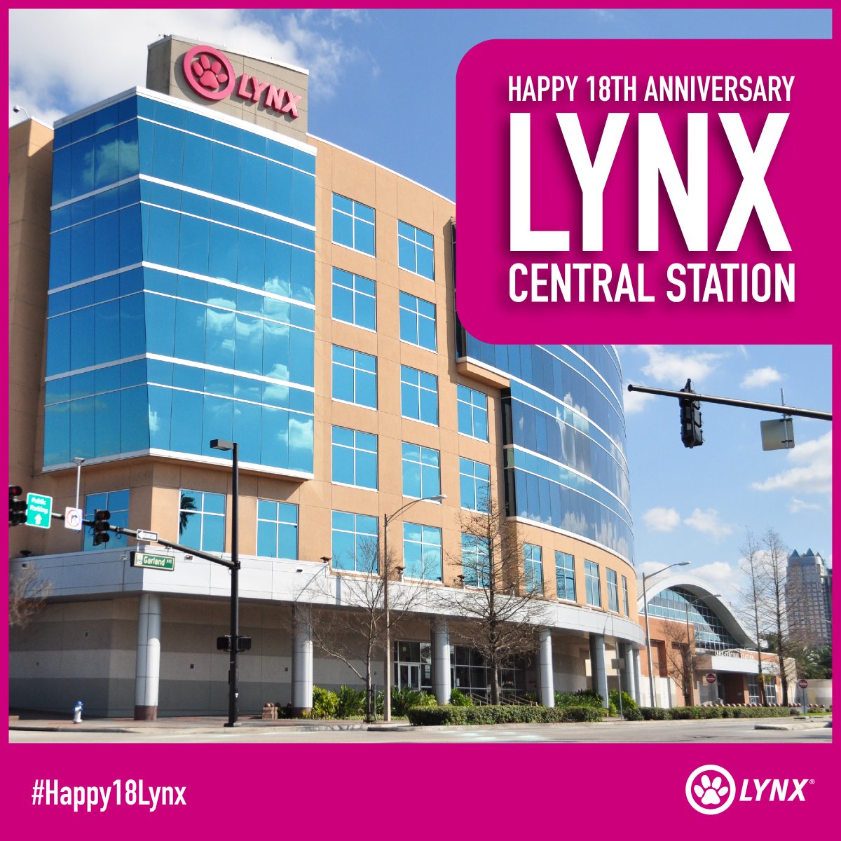 lynxbusorlando's tweet photo. We are celebrating 18 years of LYNX Central Station today!

Happy birthday, LCS!🎉 https://t.co/iit91mIIZR