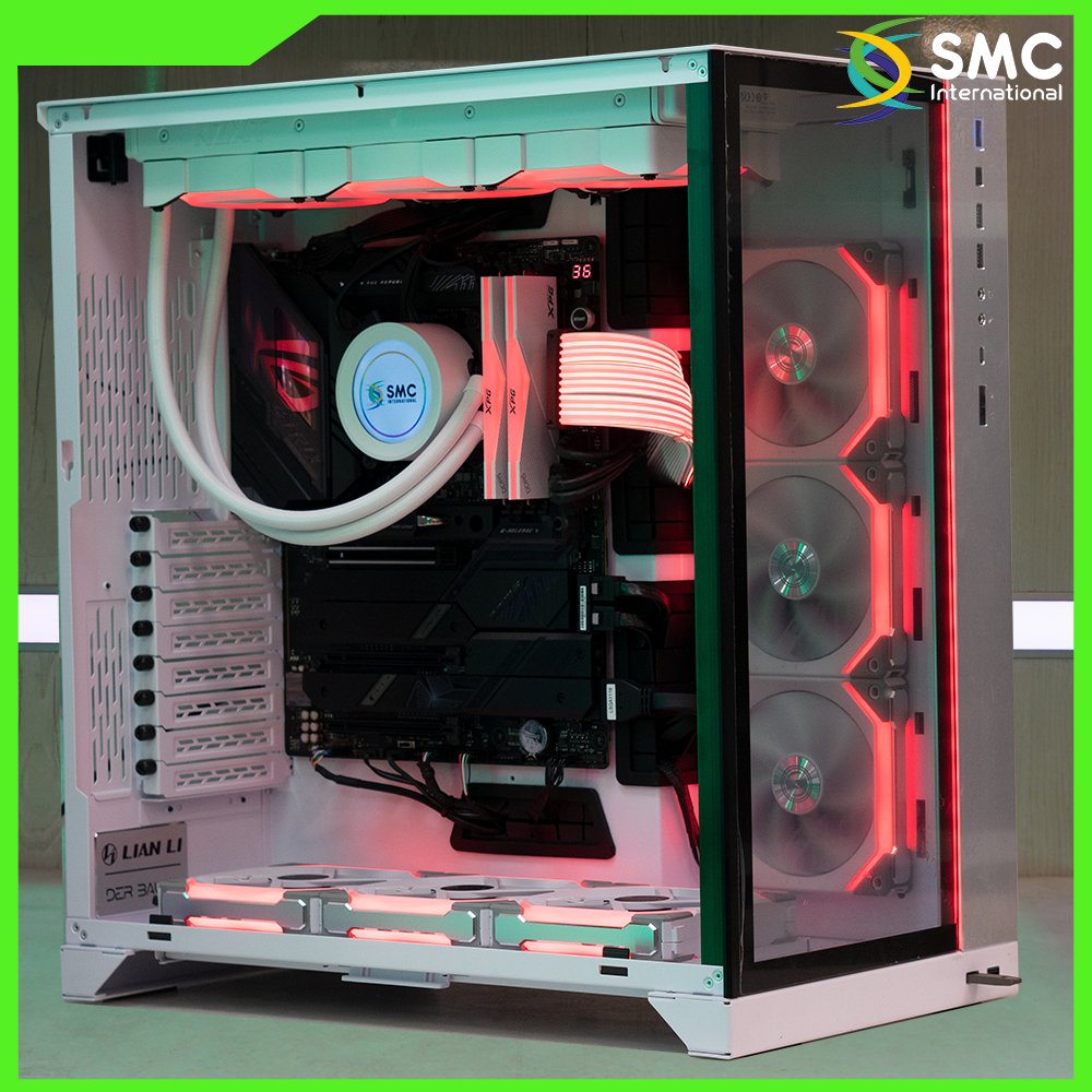 SMCIntOfficial's tweet image. This beauty is ready to win hearts now.

Specification
Core i7 13700K
ROG Strix Z790-E Gaming Wifi
XPG Lancer White RGB 32GB (16GBx2) DDR5
1TB 980 Pro Gen 4 NVMe
Kraken Z73 RGB White
O11 Dynamic XL Rog Edition
RM1000e Gold PSU
Strimmer Plus V2 Cables
Uni Fans SL120 2 Kits