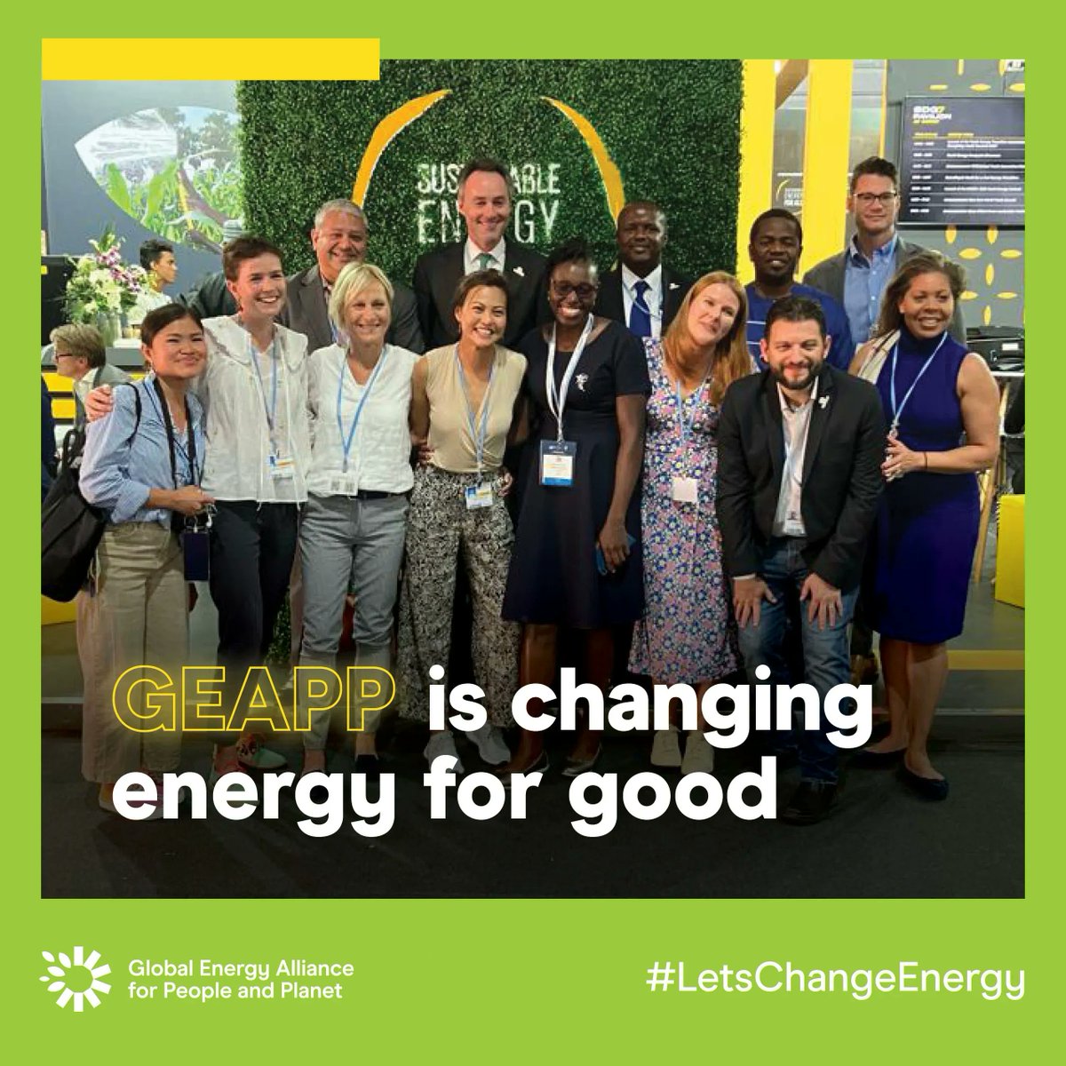 2️⃣ weeks of action
2️⃣ weeks of collaboration
2️⃣ weeks of changing energy for people &amp; planet

Learn what we’ve been up to at #COP27: buff.ly/3gjNVXy

#LetsChangeEnergy #SDG7 <a href="/SEforALLorg/">Sustainable Energy for All</a>