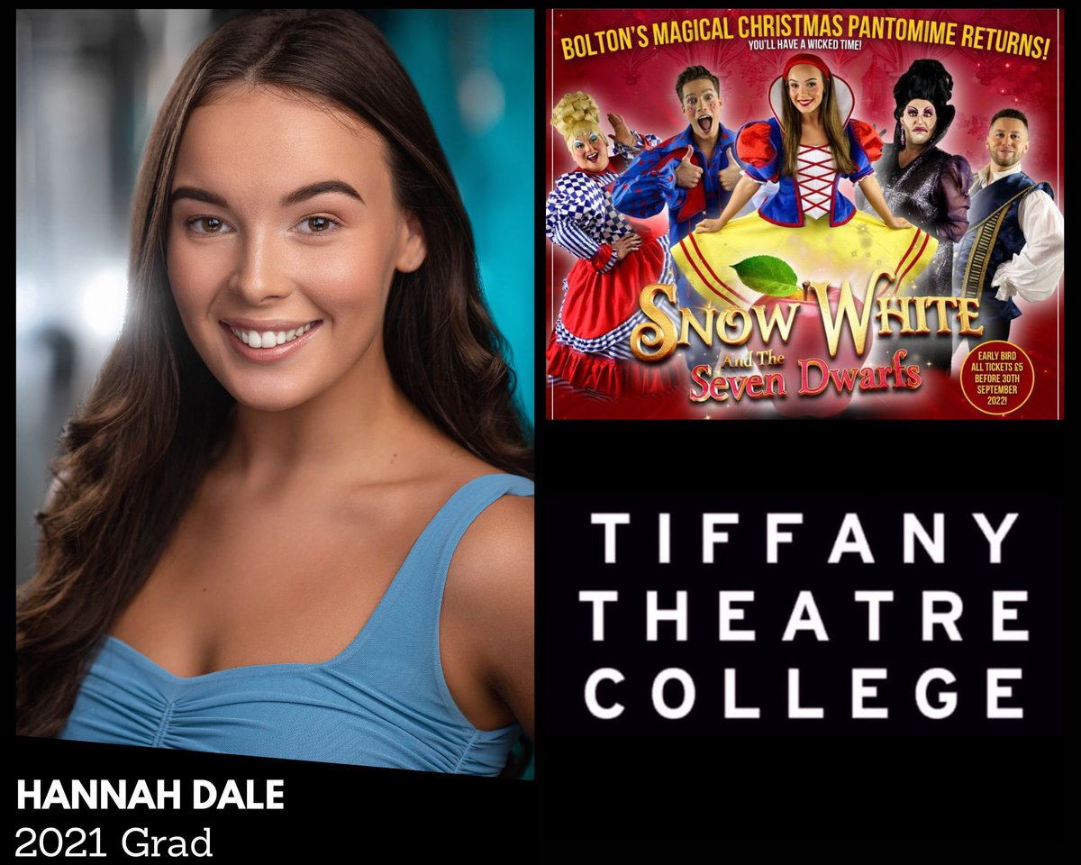 TTCpacollege's tweet photo. 2021 Grad @HannahADale_ is playing the lead role of Snow White at the Victoria Halls, Bolton this Christmas!

Wishing you a magical run!
#smallclassesbigresults https://t.co/7VoLrMk7Cn
