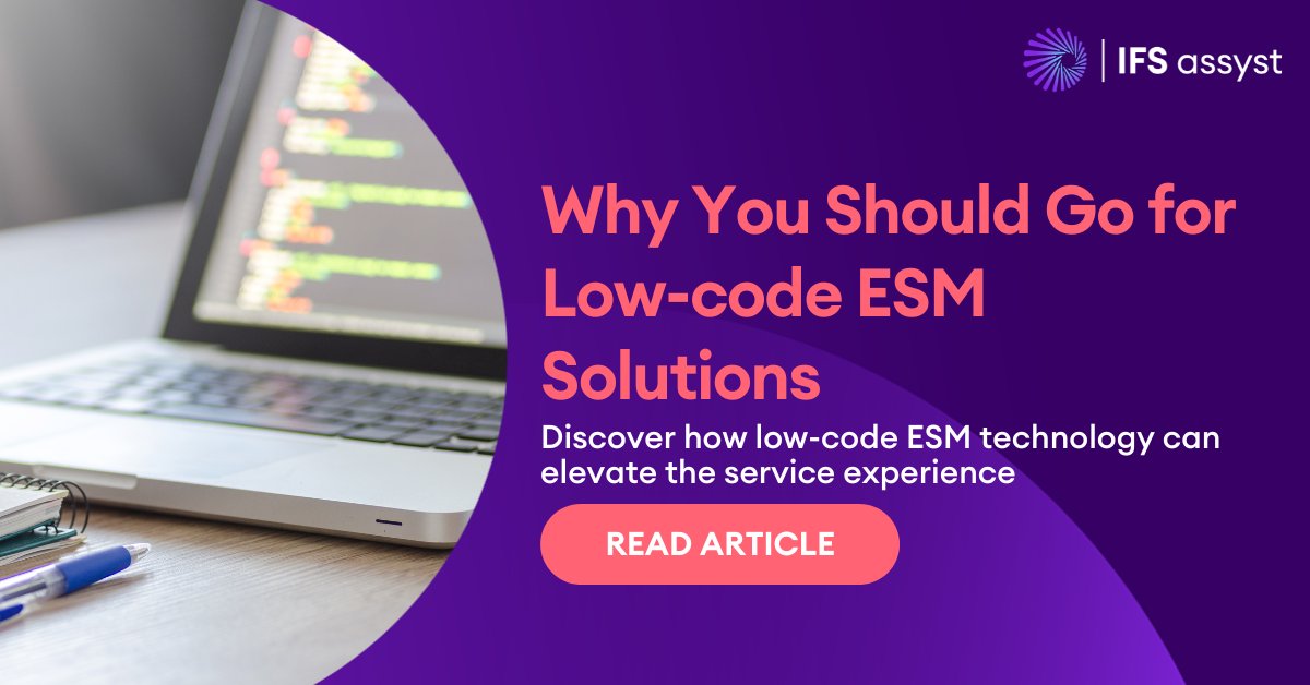 JeremyJeanjean's tweet photo. What is low-code technology and how does this help with your #ESM strategy? 

Discover the key benefits of going for a low-code ESM solution.
https://t.co/ZfyzZzHqDi https://t.co/xZJWJChHsx