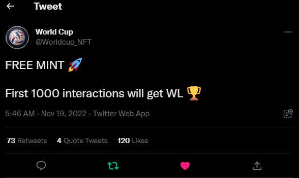 DetroitCrypto7's tweet photo. @WorIdcup_NFT Im in 🔥🚒 https://t.co/W8fUvOPq2z