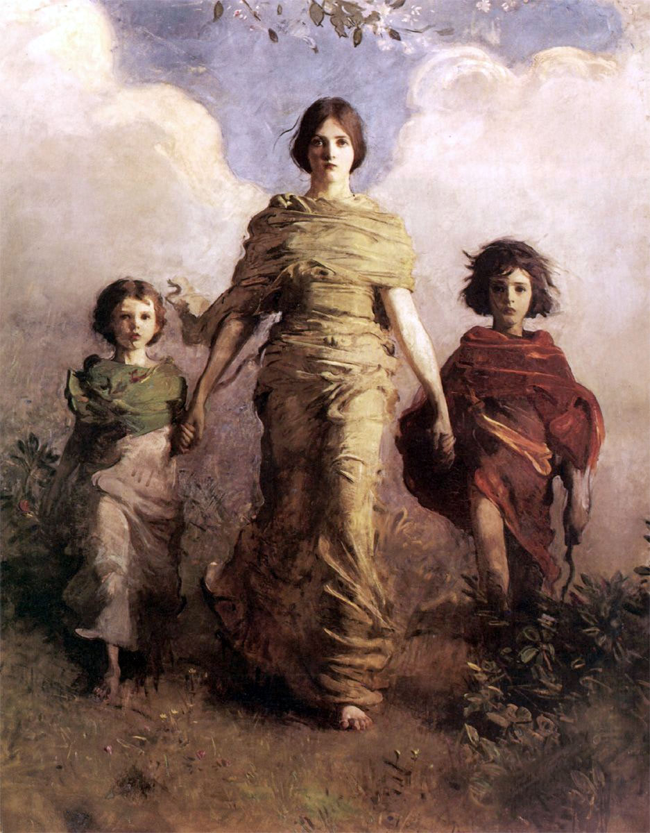 pohoartist's tweet photo. Art Inspiration For Today: A Virgin by Abbott Handerson Thayer (American), oil on canvas, genre: Realism, Portraiture, 1892-1893 #artinspirationfortoday #avirgin #abbotthandersonthayer #americanart #realism #portraiture #oilpainting #fineart #artontwitter https://t.co/UDGoNvCl38