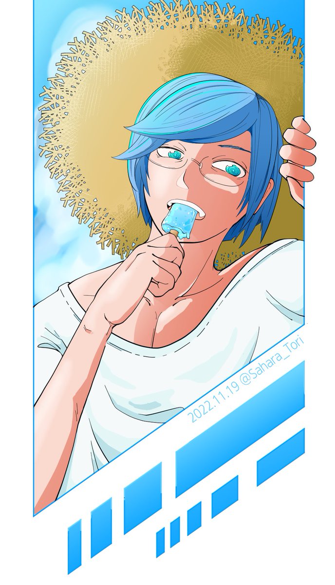 季節感？　知らんな！！！！
な🥼くんです。夏っぽさ出せてたらいいな