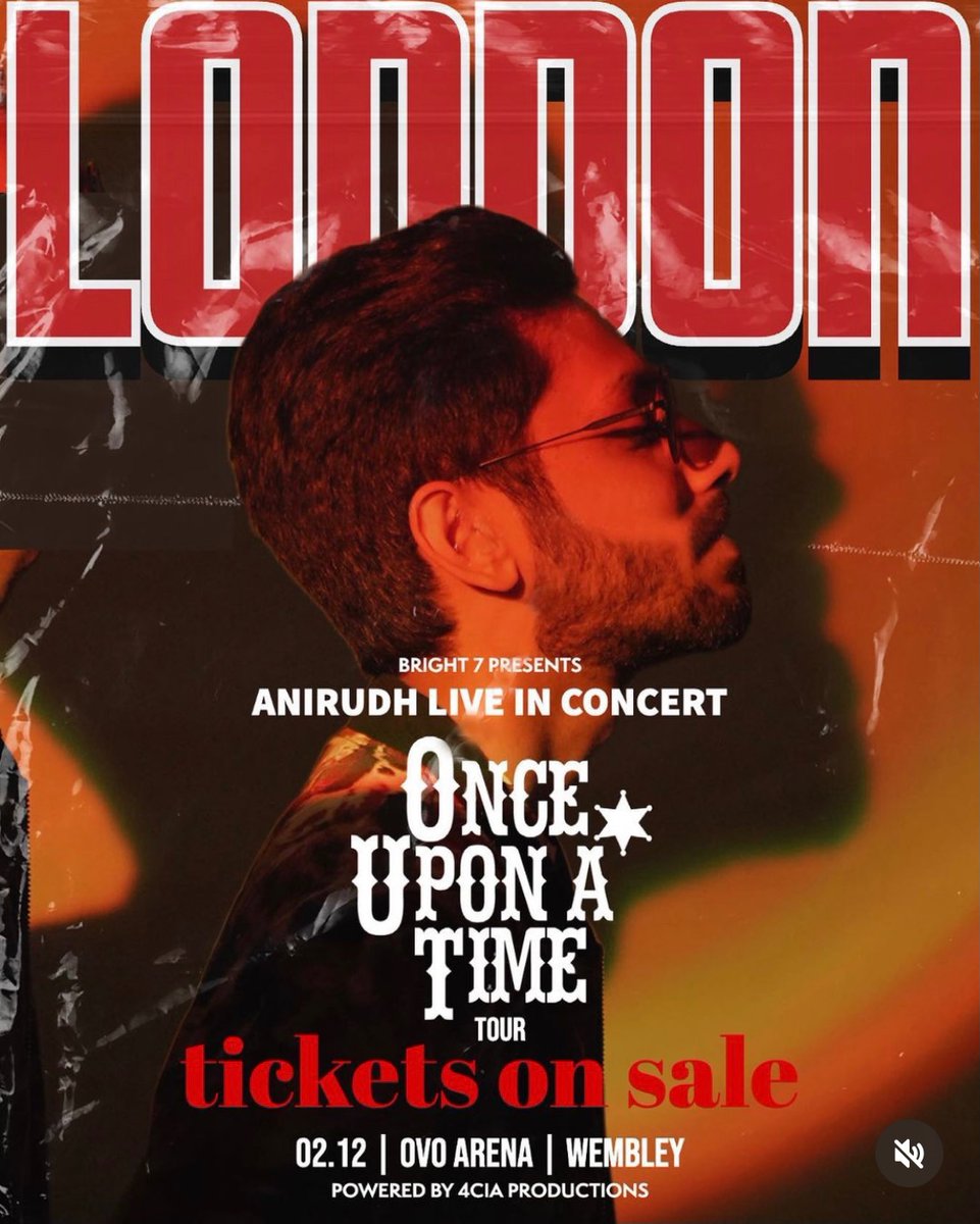 abiishaa__'s tweet photo. 3 standing tickets available for the Anirudh London concert, message me if interested. https://t.co/bTuA0KfAmh