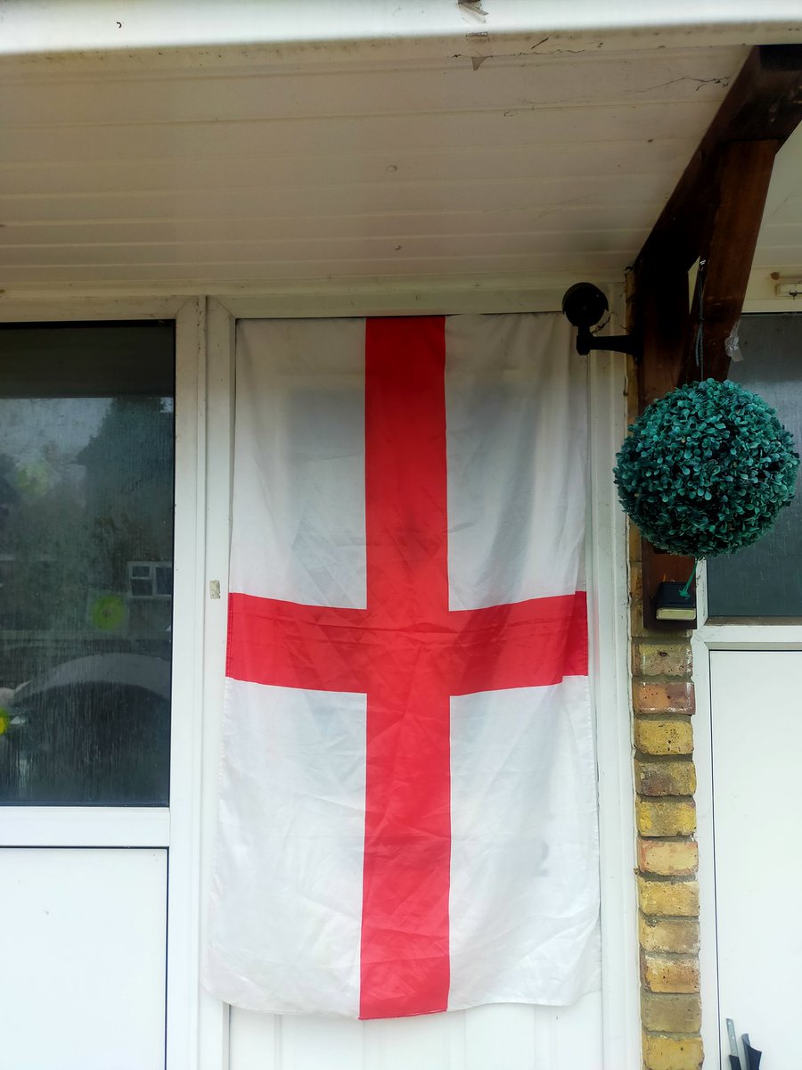 Off to see the mighty crows play but first getting the house ready to cheer on England in the world cup.