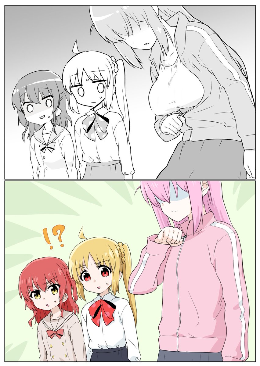 [閒聊] 穿一樣的外套 喜多脫下來卻不一樣