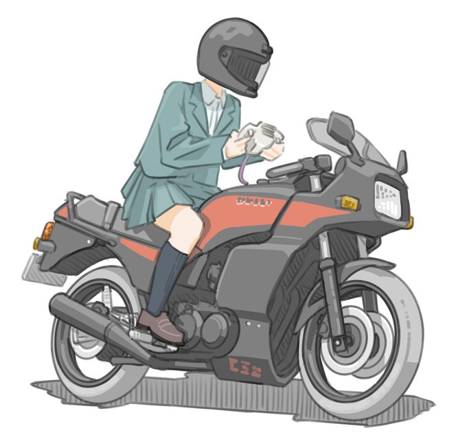 バイクイラストのtwitterイラスト検索結果