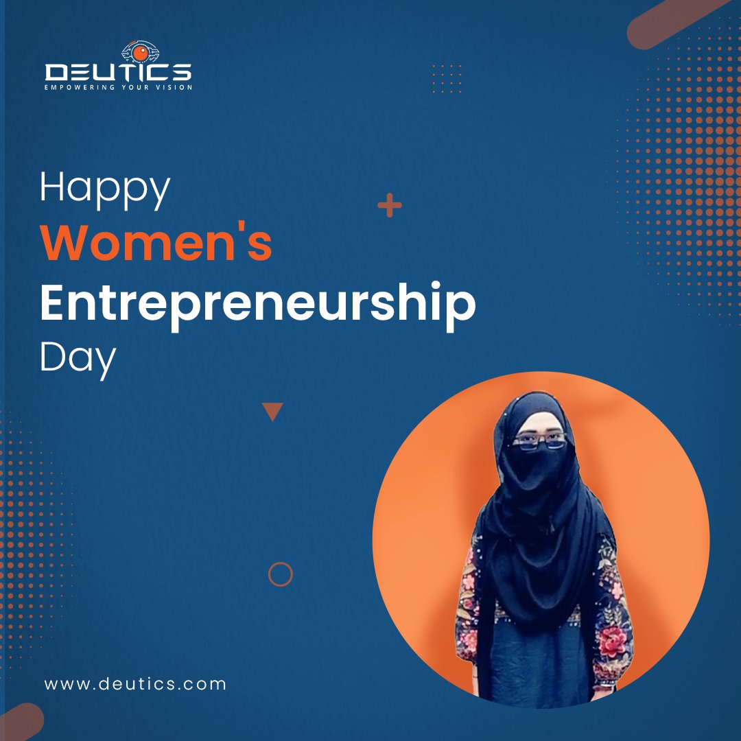 deuticsglobal's tweet photo. Happy Womenβs Entrepreneurship Day from Deutics Global to all women who dare to dream big, build empires, and inspire the future!
#womenentrepreneurs #strongwomen #enterpreneurship #womenofpower #deutics #deuticsglobal #dgfmaily #DeuticsAI #women #womenempowerment https://t.co/nMErMQUVgZ