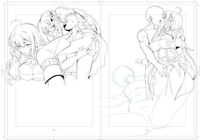 一週間に2P描けば年末までに12P本ができると信じて書いてる(なお表紙は計算に入れていない模様) 