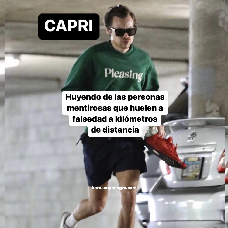 ¿Huyes de algo más? 😂 #capricornio #horoscoponegro