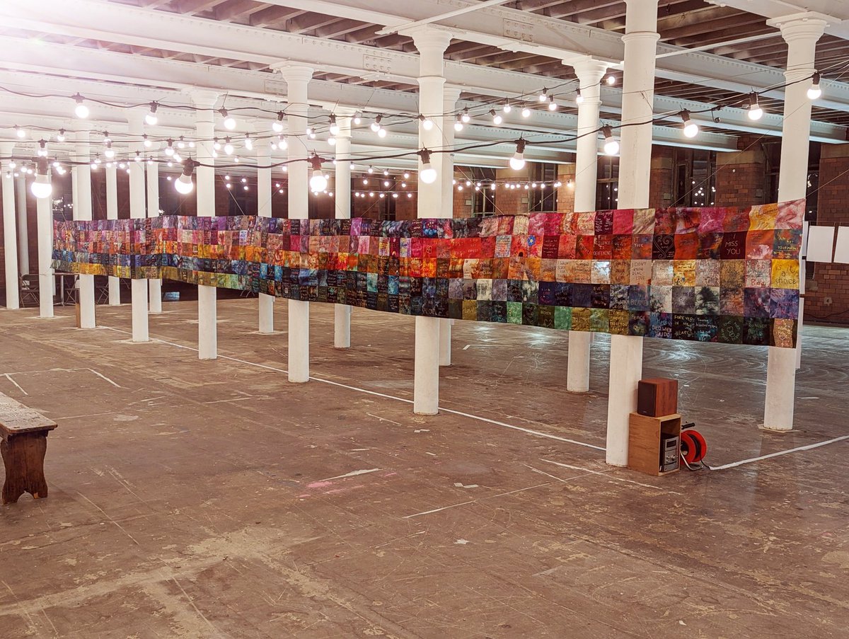 Come see us at <a href="/sunnybankmills/">Sunny Bank Mills</a> today and tomorrow and see the #stitchawaythestigma wall hanging 💛 We promise she doesn't disappoint! 💛

#addiction #stigmakills #notachoice #coa #alcoholism #endthestigma