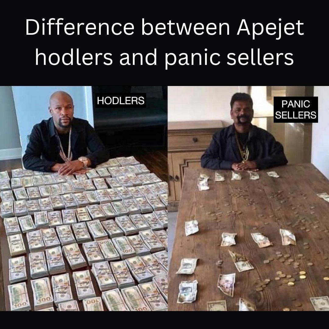 Feel the pain of panic sellers
.
.
#cryptomemes #cryptoinvestor #defi #apejet